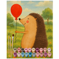 Paint by Numbers - Hedgehog with balloon by Mr. & Mrs. Panda
