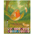 Paint by Numbers - Robin with feathers by Mr. & Mrs. Panda