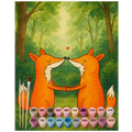 Paint by Numbers - Foxes in love by Mr. & Mrs. Panda