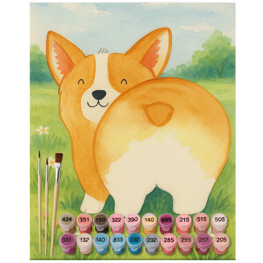 Paint by Numbers - Corgi butt by Mr. & Mrs. Panda