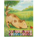 Paint by Numbers - Dog with ladybird by Mr. & Mrs. Panda