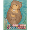 Paint by Numbers - Otter with seashell necklace by Mr. & Mrs. Panda