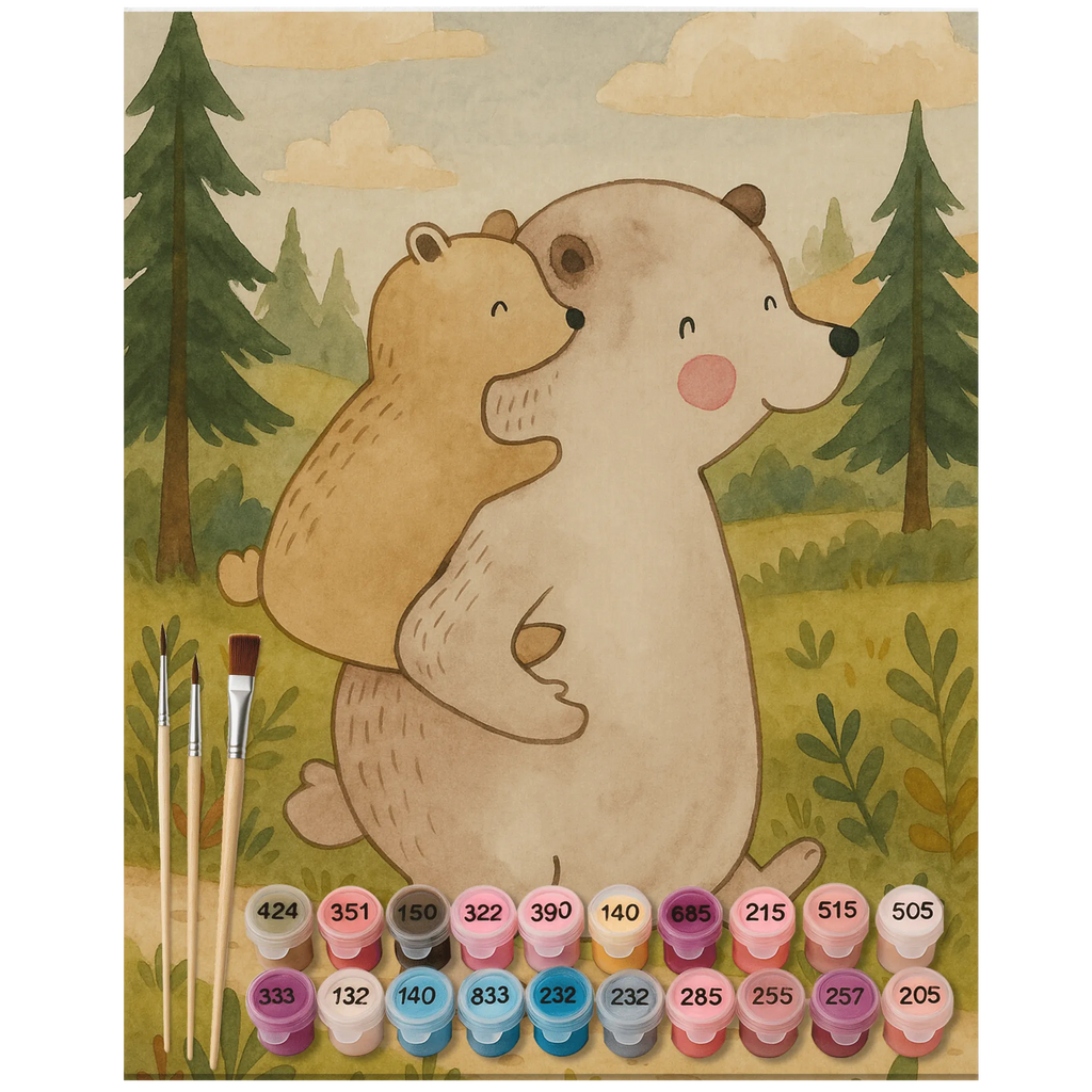Paint by Numbers - Papa Bear by Mr. & Mrs. Panda