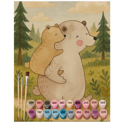 Paint by Numbers - Papa Bear by Mr. & Mrs. Panda