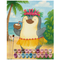 Paint by Numbers - Penguin coconut by Mr. & Mrs. Panda