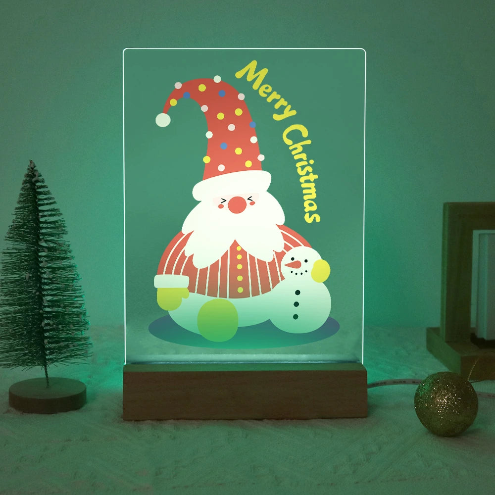 
Paint by Numbers - Christmas Light | Cozy Gnome with Tiny Snowman