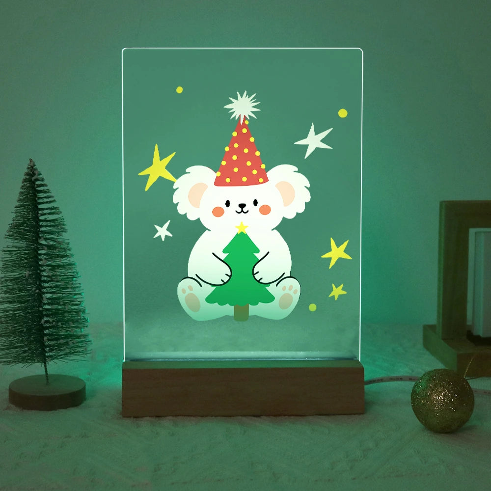 Paint by Numbers - Christmas Light | Koala Hugging a Little Tree