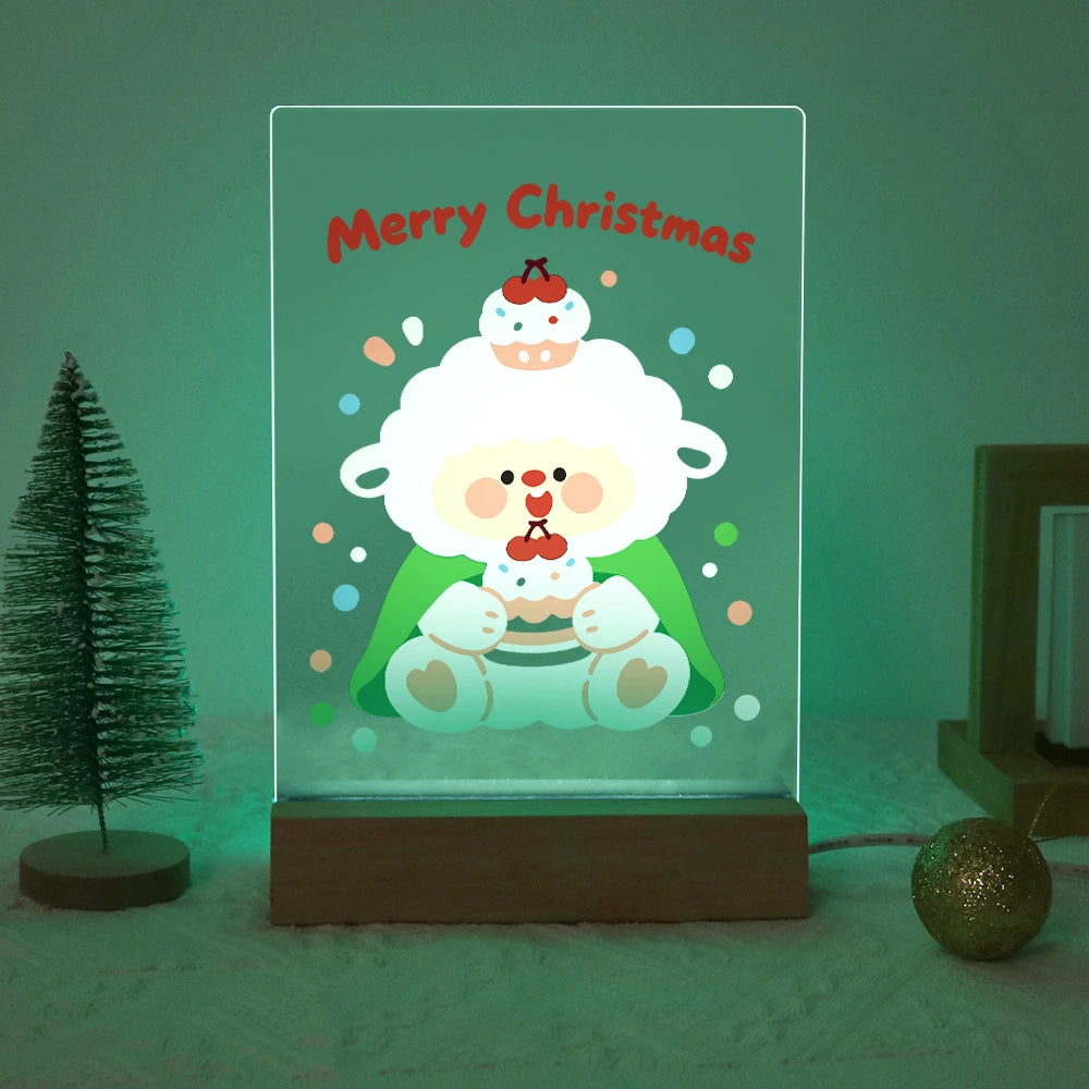 
Paint by Numbers - Christmas Light | Little Sheep with Cupcake