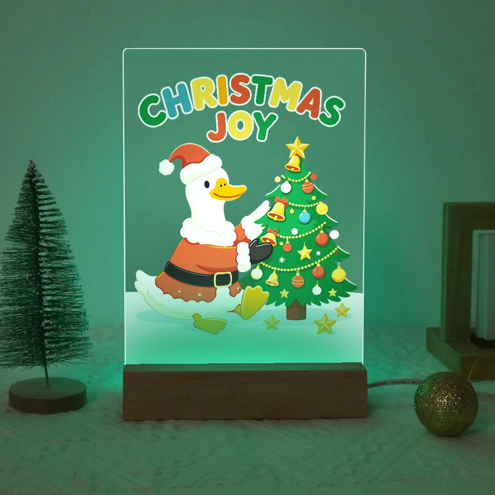 
Paint by Numbers - Christmas Light | Santa Duck Decorating the Tree