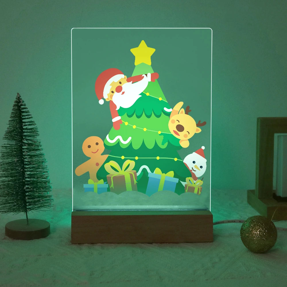 Paint by Numbers - Christmas Light | Santa Duck Trimming the Tree