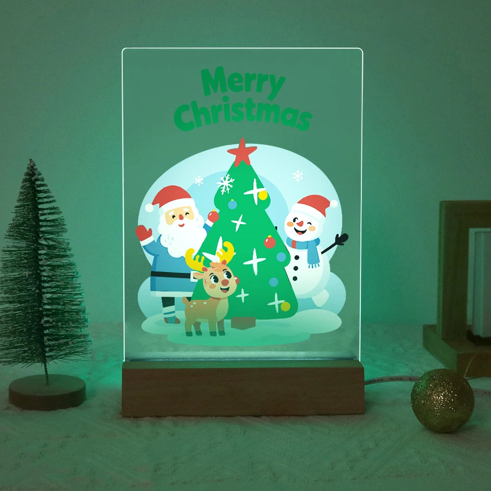 Paint by Numbers - Christmas Light | Santa and Friends at the Tree