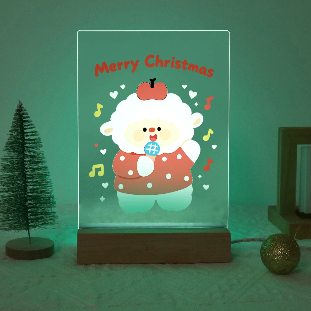 
Paint by Numbers - Christmas Light | Singing Sheep with an Apple
