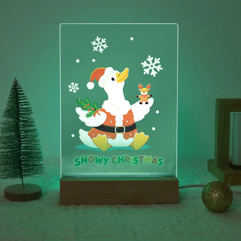 
Paint by Numbers - Christmas Light | Snowy Christmas Duck