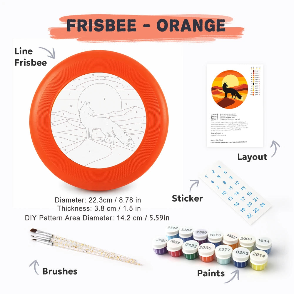 
Paint by Numbers - Frisbee | Coyote in the Desert