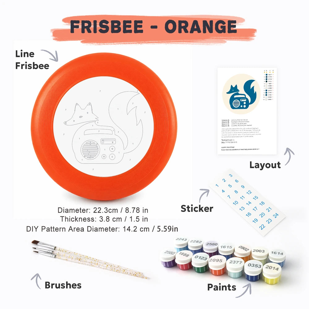 
Paint by Numbers - Frisbee | Fox and the Radio