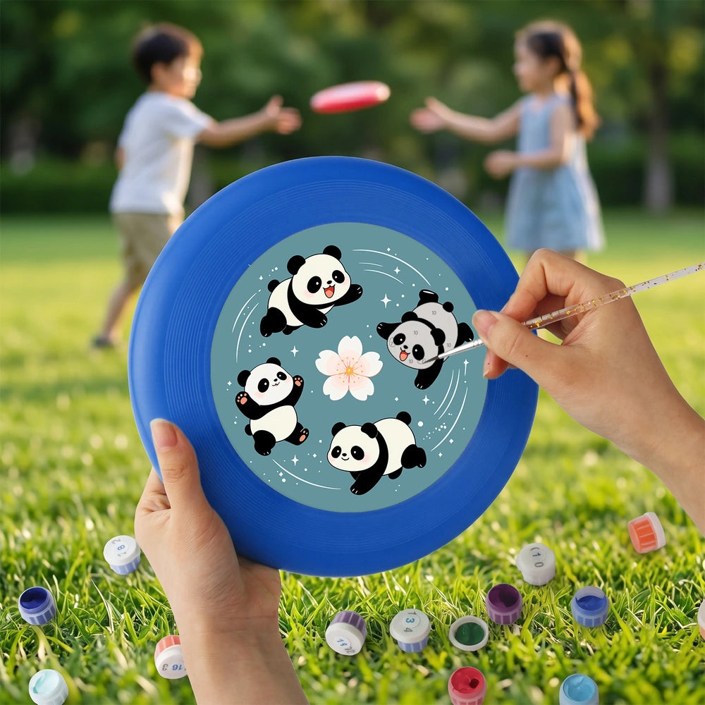 
Paint by Numbers - Frisbee | Pandas and Blossom