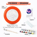 Paint by Numbers - Frisbee | Pink Wave Swirl