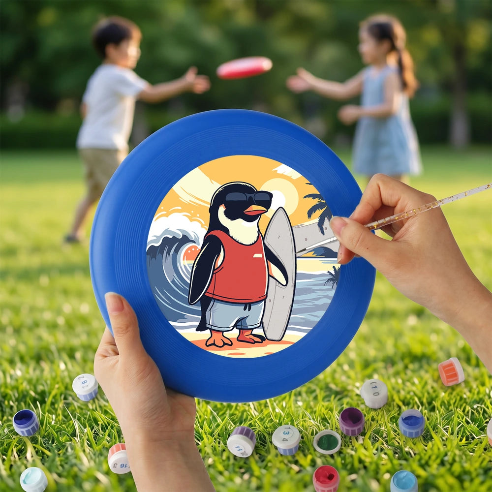 
Paint by Numbers - Frisbee | Surfing Penguin