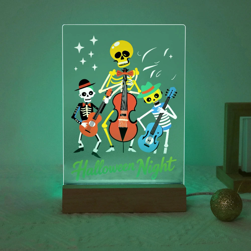 Paint by Numbers - Halloween Light | Skeleton Orchestra Night