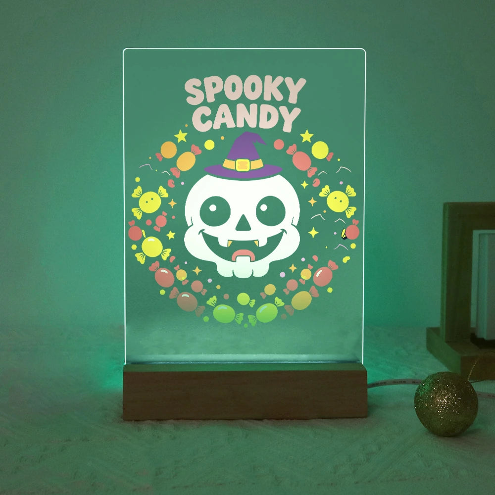 
Paint by Numbers - Halloween Light | Spooky Candy Skull