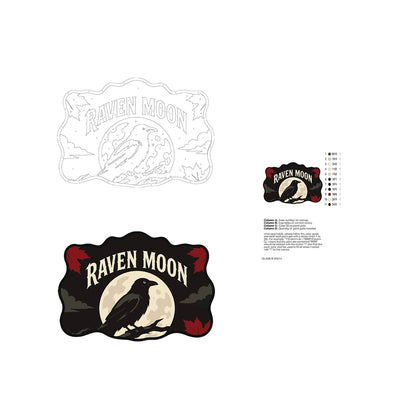 Paint by Numbers - Wooden Door Hanger | Raven Moon