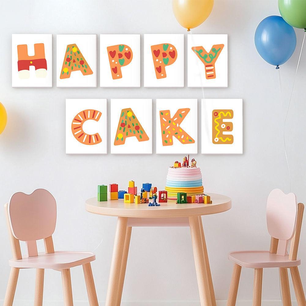 
Paint by Numbers – Alphabet Painting Kit | Gingerbread Holiday Letters A–Z