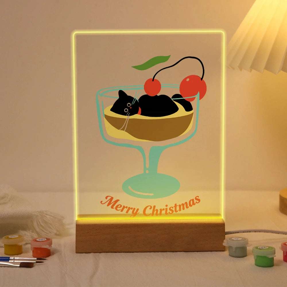 
Paint by Numbers - Christmas Light | Cat in a Cherry Sundae