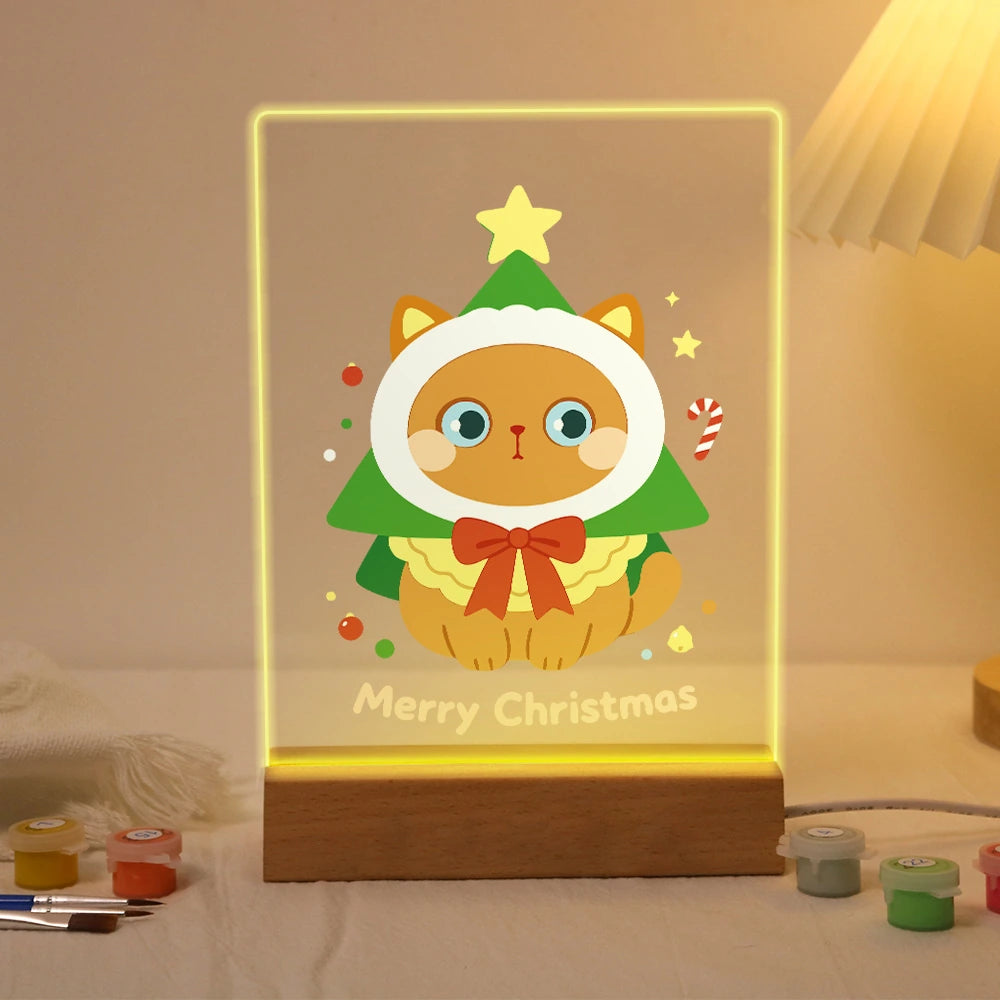 
Paint by Numbers - Christmas Light | Cat in a Tree Costume