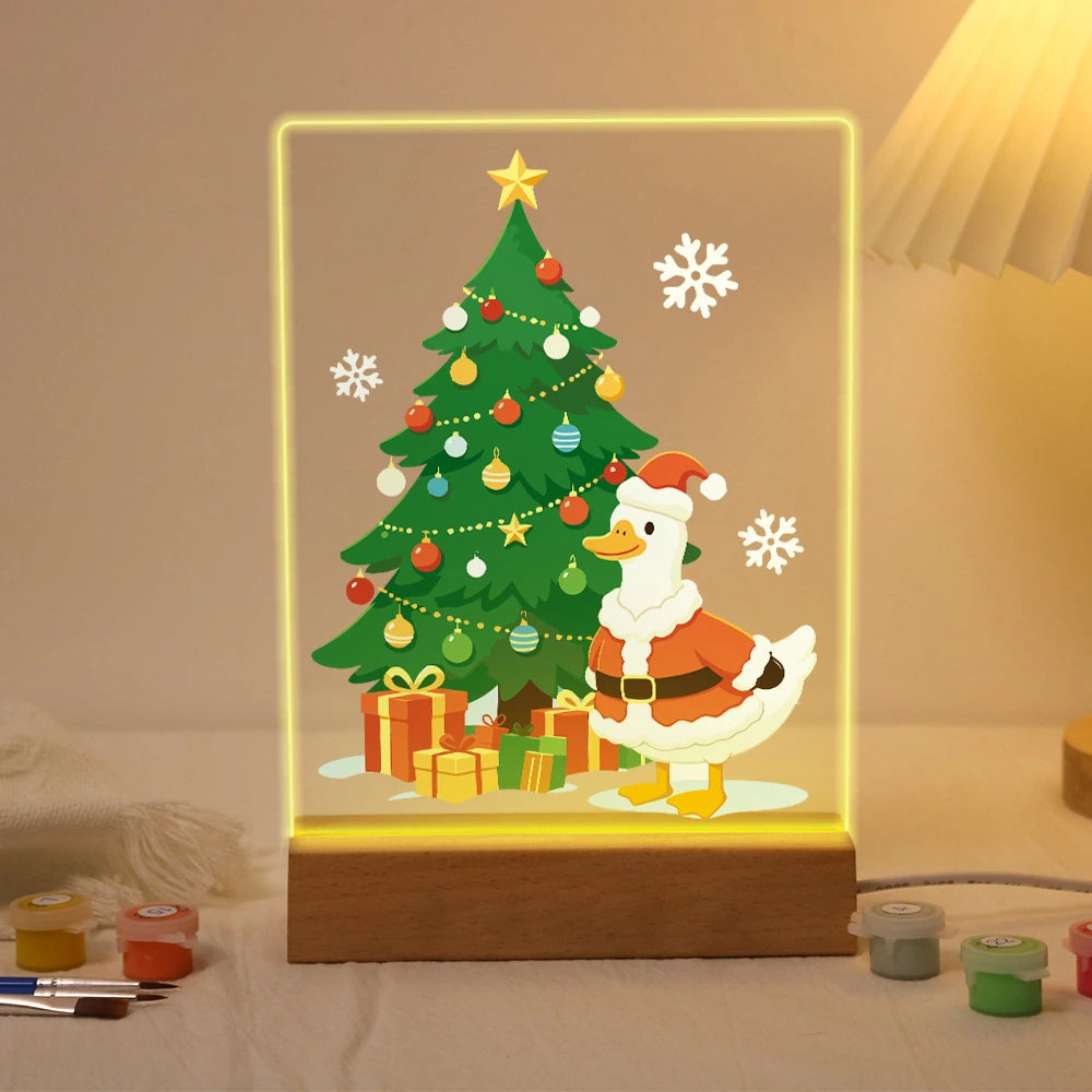 
Paint by Numbers - Christmas Light | Duck under the Christmas Tree