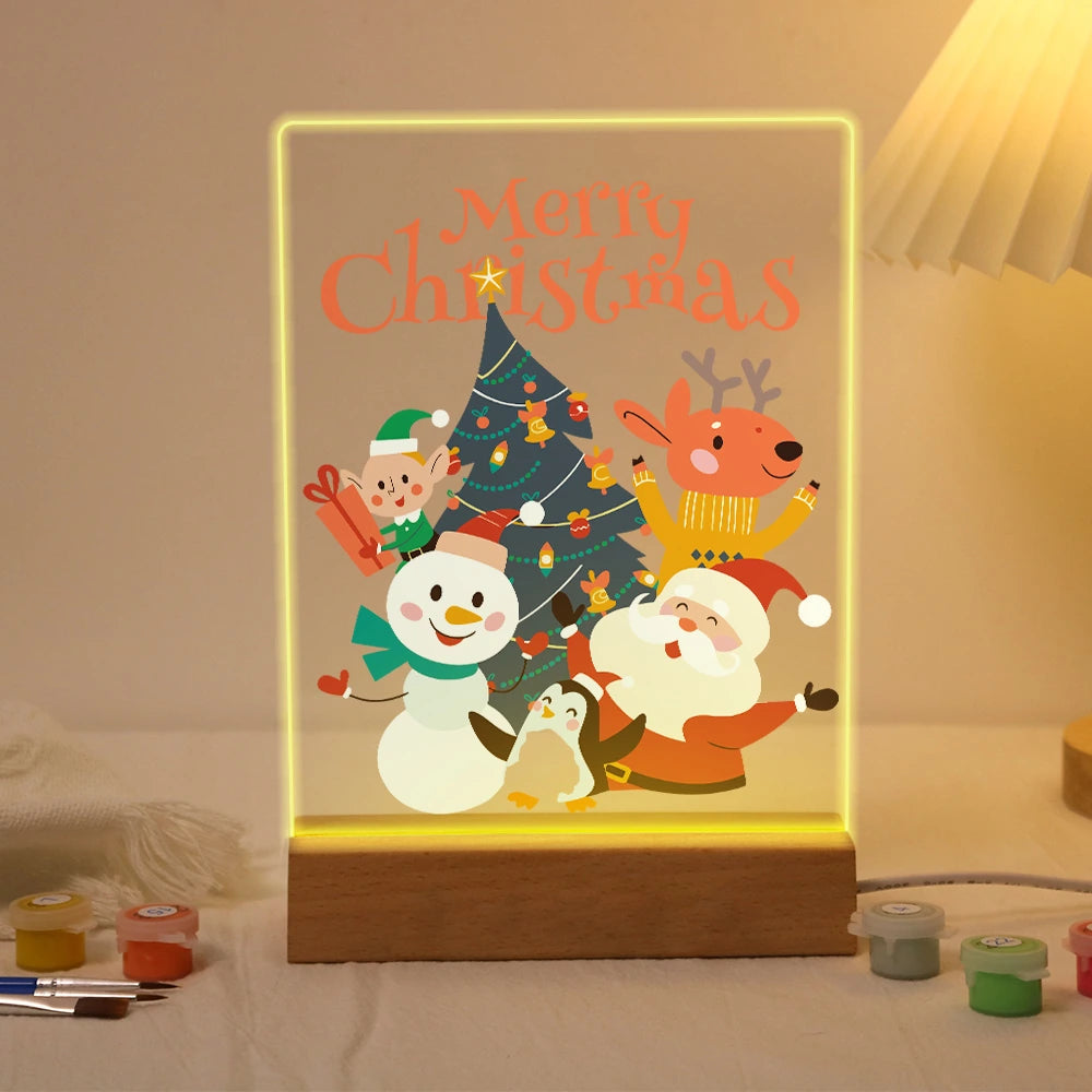 Paint by Numbers - Christmas Light | Merry Christmas Friends