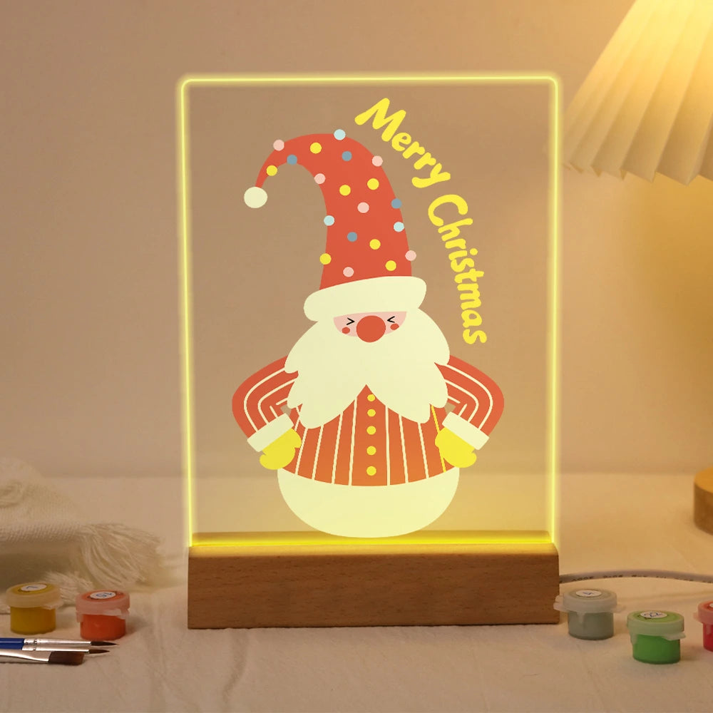 Paint by Numbers - Christmas Light | Standing Christmas Gnome