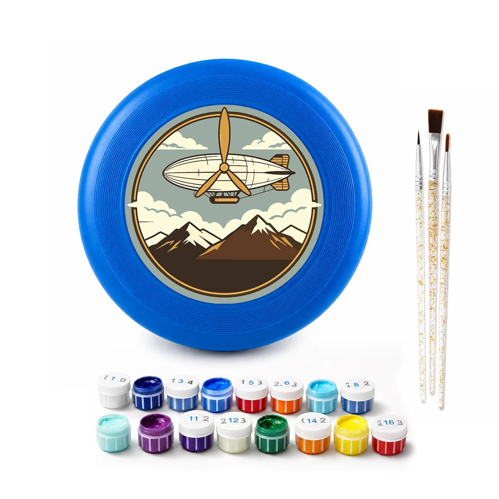
Paint by Numbers - Frisbee | Airship over the Mountains