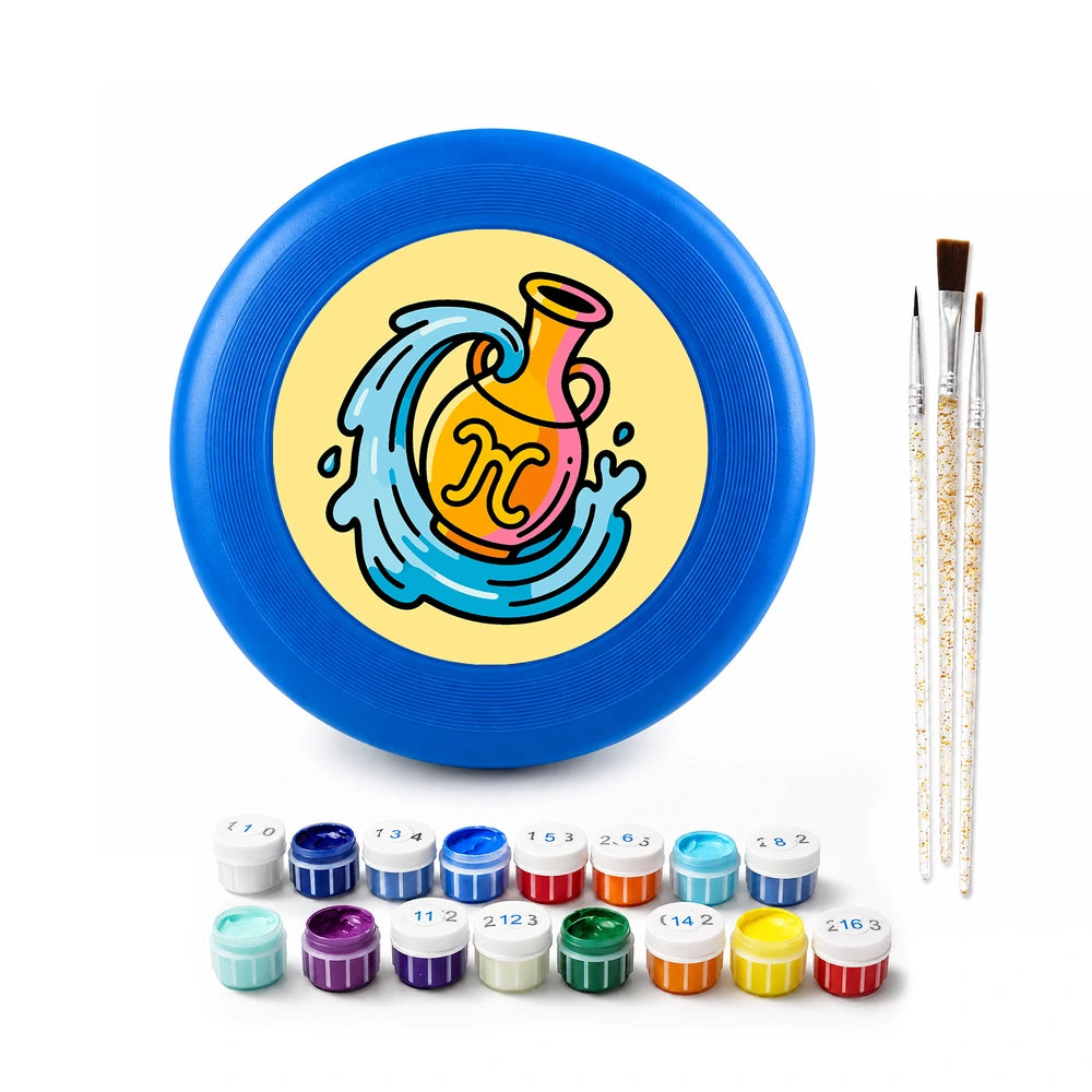 
Paint by Numbers - Frisbee | Aquarius Sign
