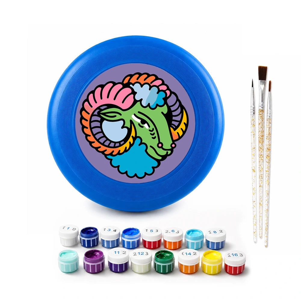 
Paint by Numbers - Frisbee | Aries Ram Sign