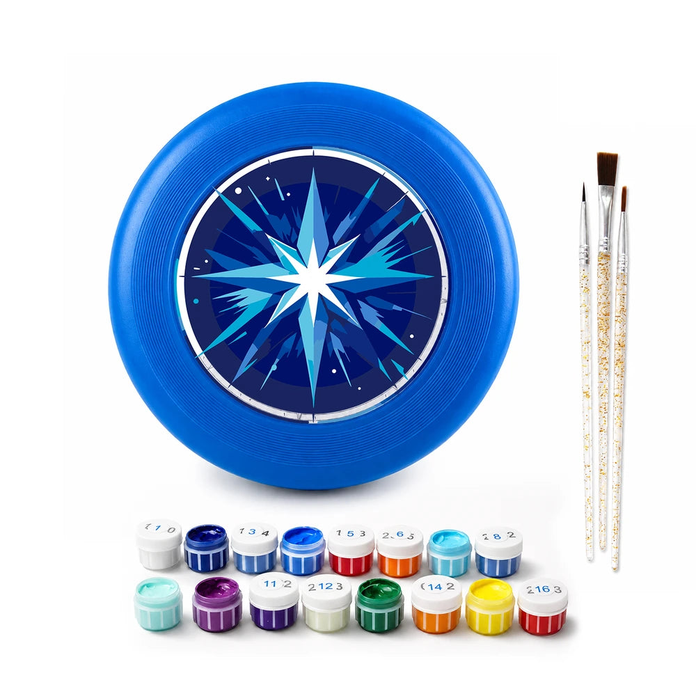 
Paint by Numbers - Frisbee | Blue Compass Star