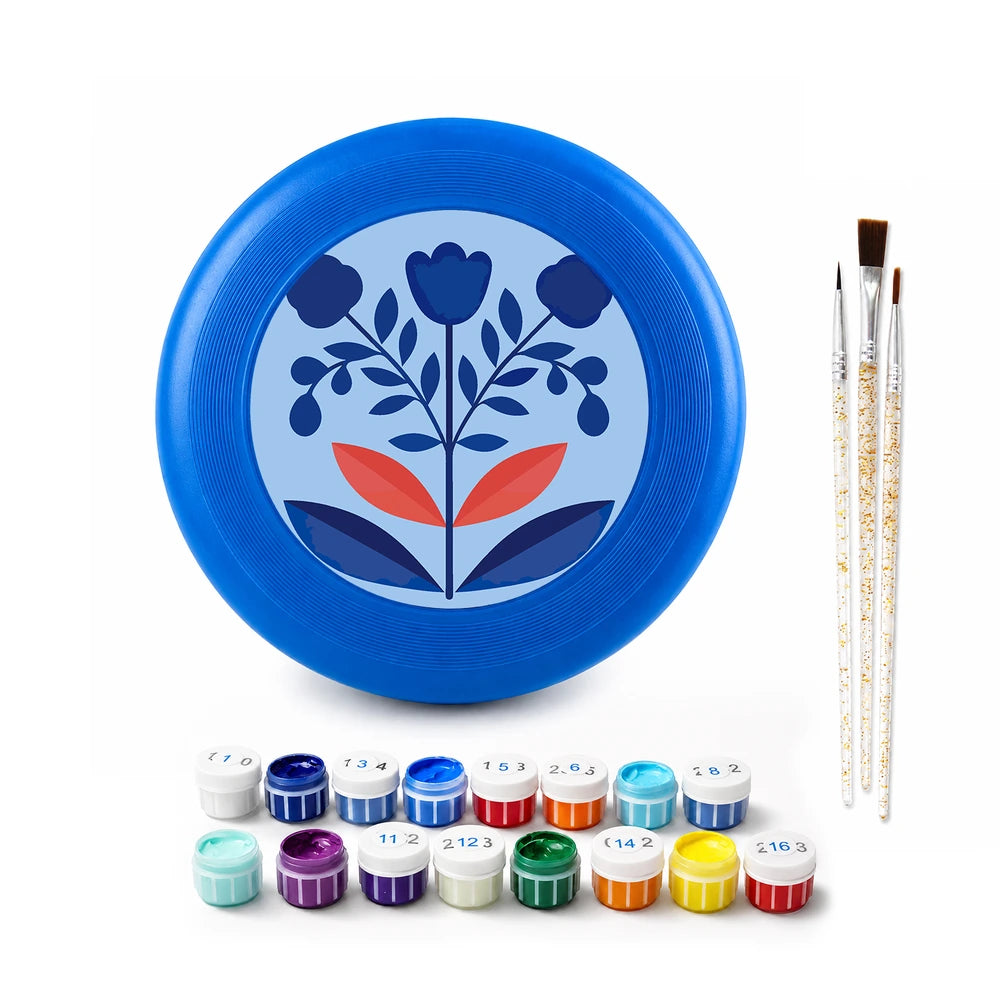
Paint by Numbers - Frisbee | Blue Folk Flowers