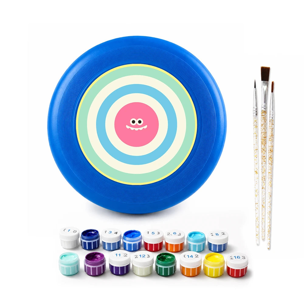 Paint by Numbers - Frisbee | Bullseye Face in Pink