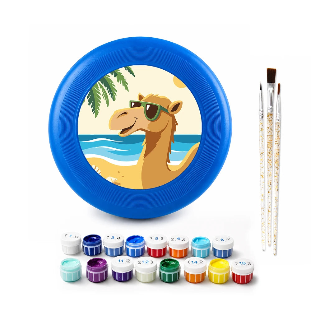 Paint by Numbers - Frisbee | Camel on the Beach