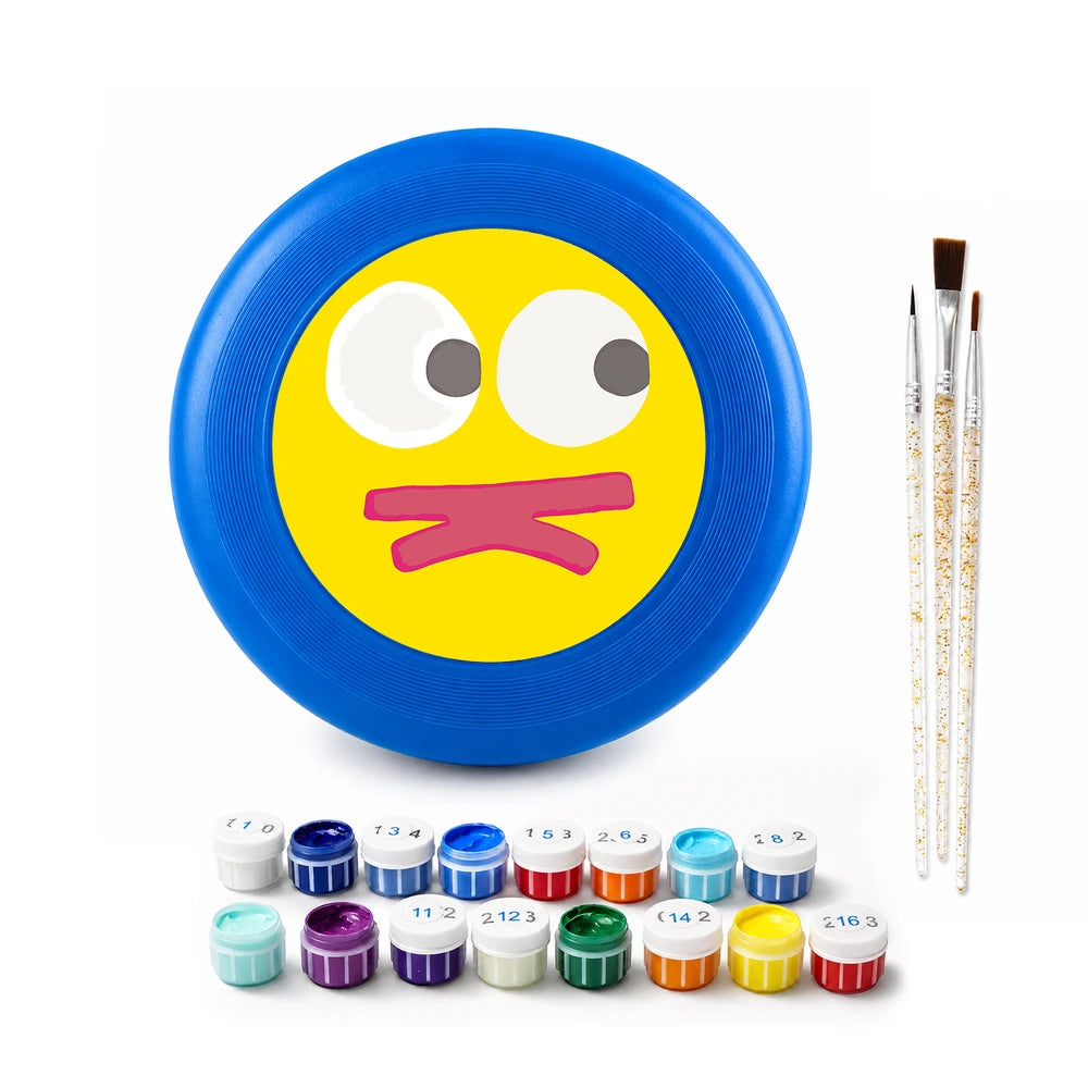 Paint by Numbers - Frisbee | Cheeky Yellow Face