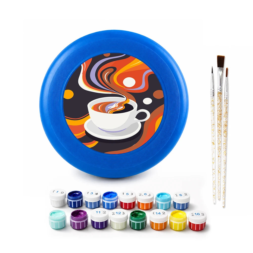
Paint by Numbers - Frisbee | Coffee Swirl