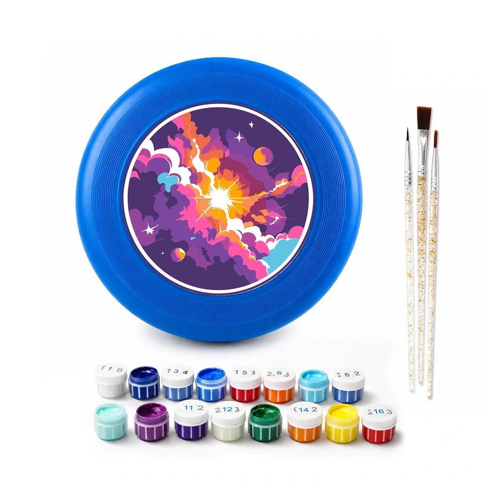
Paint by Numbers - Frisbee | Cosmic Nebula