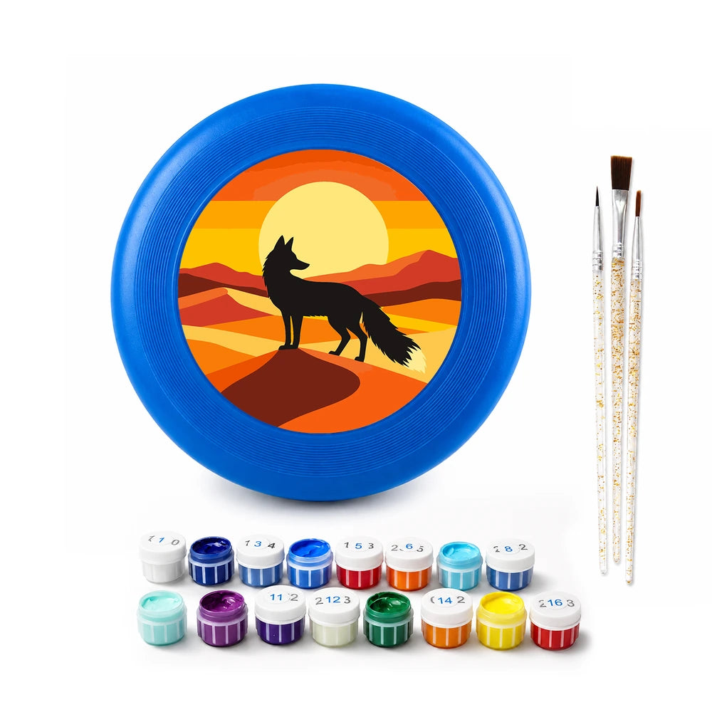 Paint by Numbers - Frisbee | Coyote in the Desert