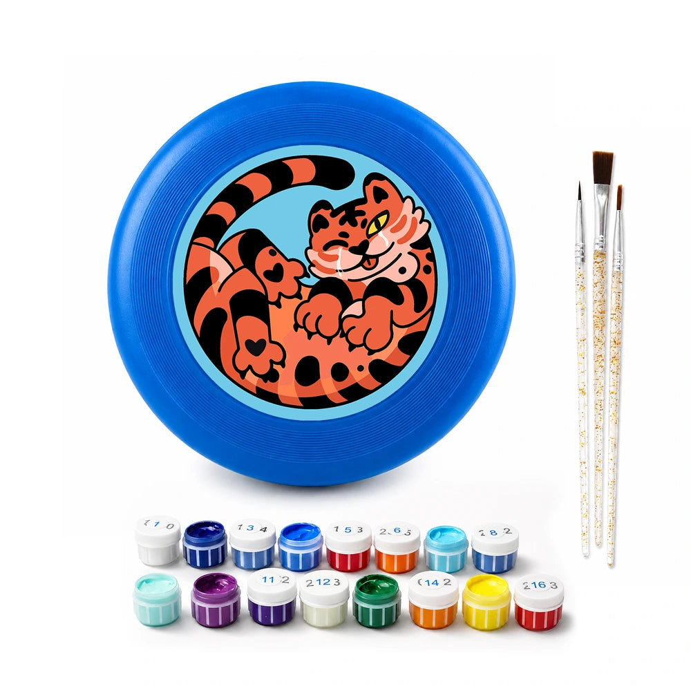 
Paint by Numbers - Frisbee | Curled Tiger