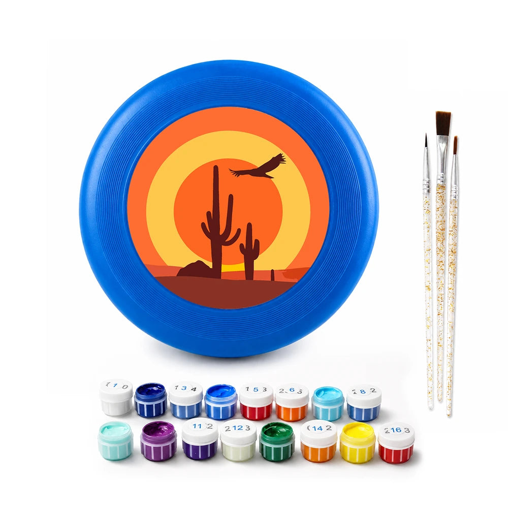 
Paint by Numbers - Frisbee | Desert Sunset