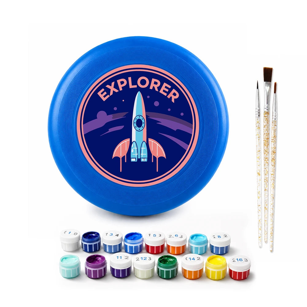 
Paint by Numbers - Frisbee | Explorer Rocket Badge