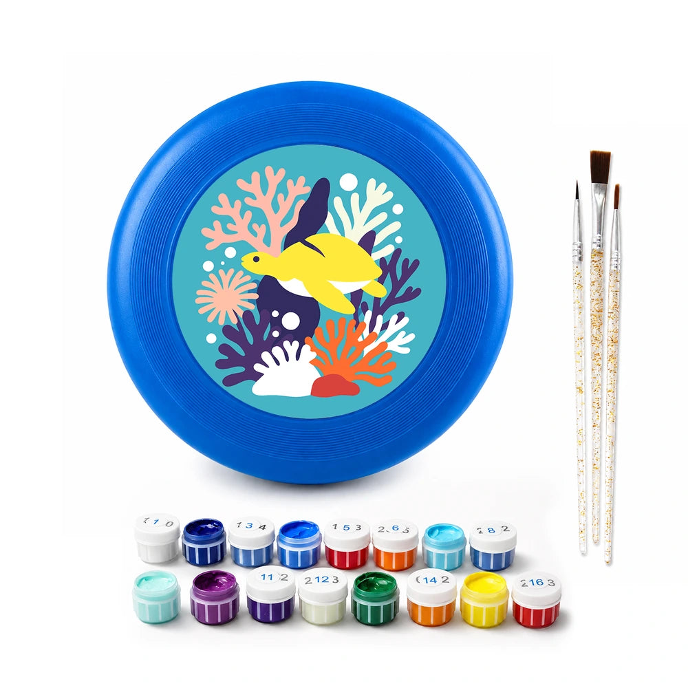 
Paint by Numbers - Frisbee | Fish on the Reef