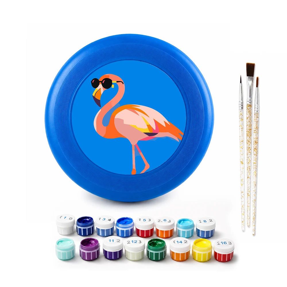 
Paint by Numbers - Frisbee | Flamingo in Sunglasses