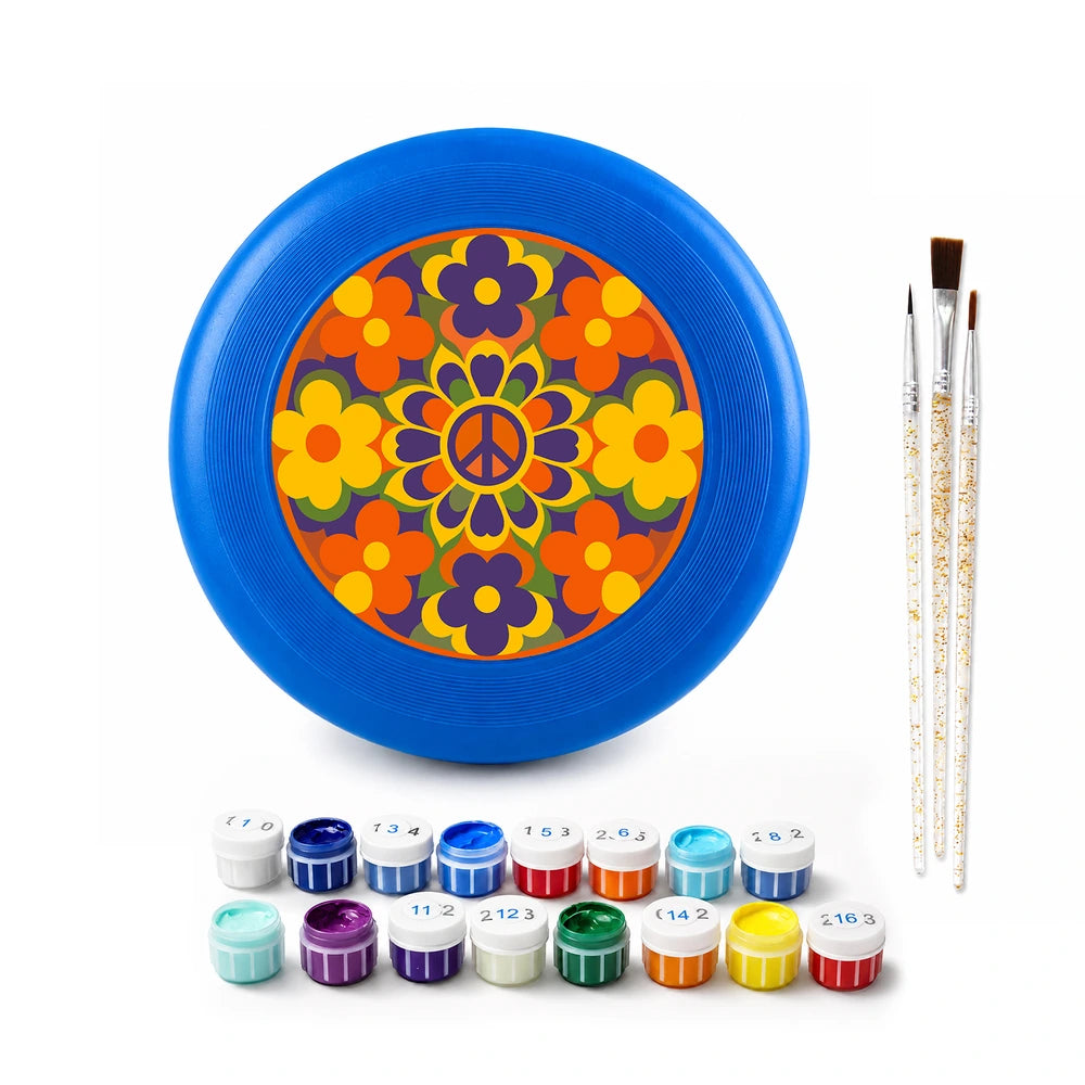 Paint by Numbers - Frisbee | Flower Power Mandala