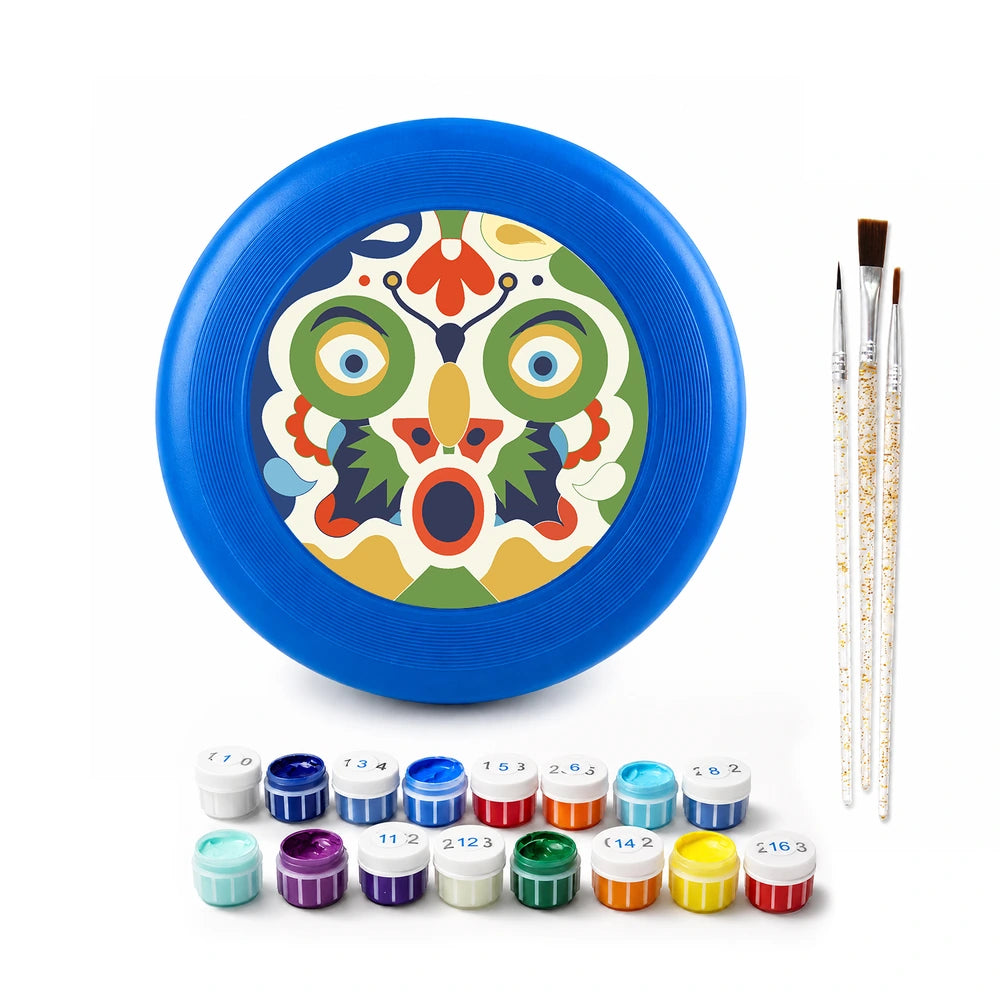Paint by Numbers - Frisbee | Folk Art Mask