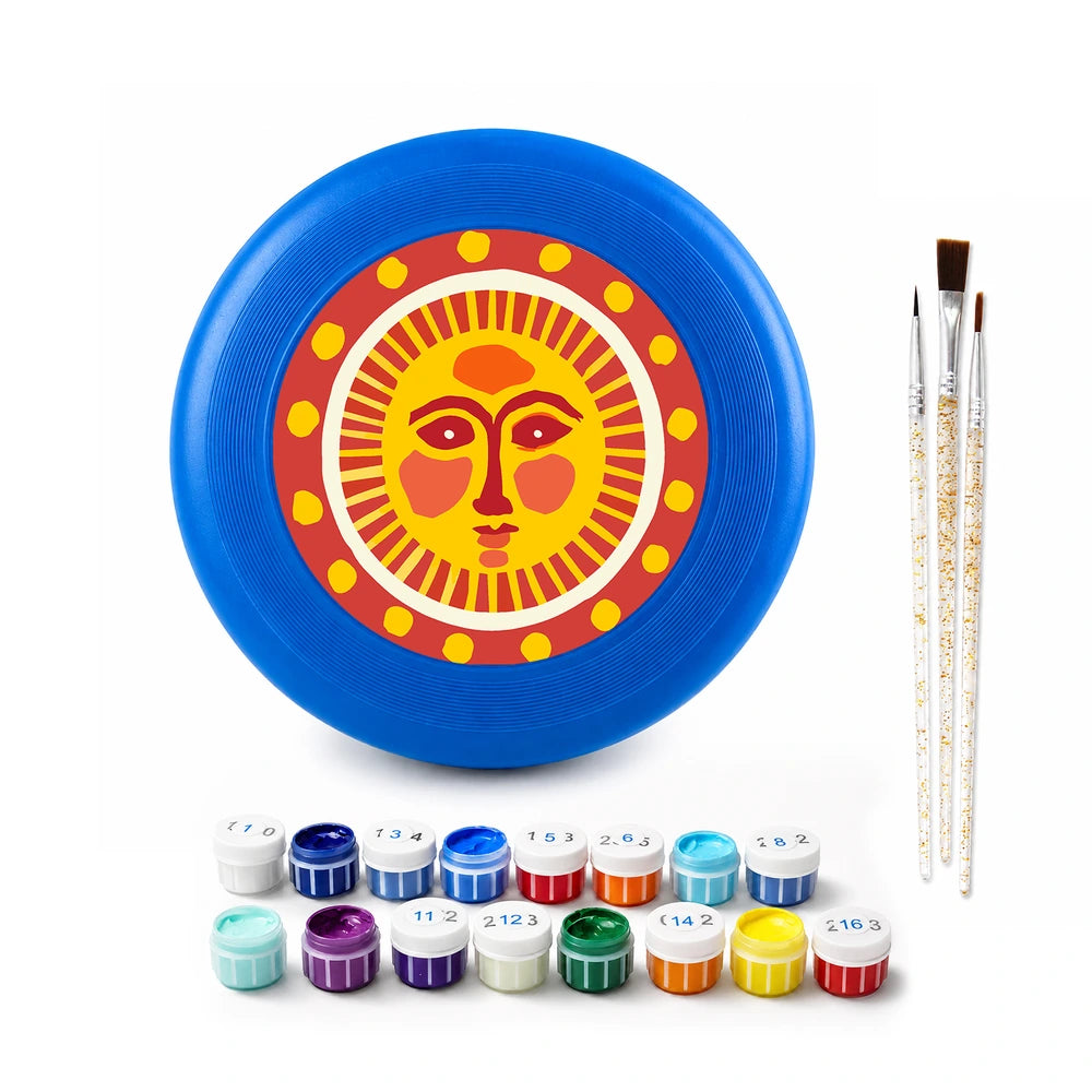 Paint by Numbers - Frisbee | Folk Sun Face